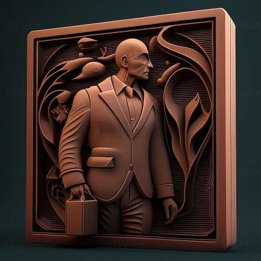 3D model Hitman GO game (STL)